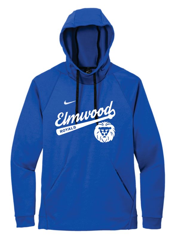 Elmwood Baseball- NIKE Therma-Fit Hoodie