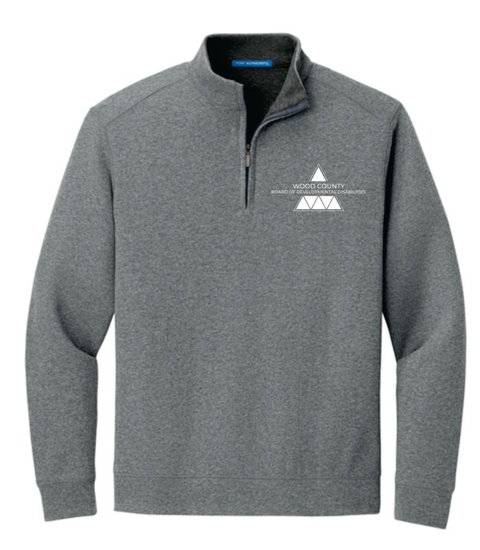 WCDD-Unisex Interlock Quarter Zip Sweater