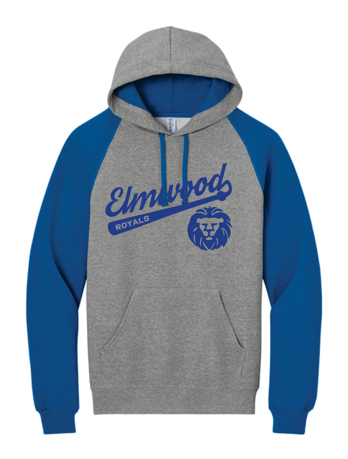 Elmwood Baseball- JERZEES Raglan Hood