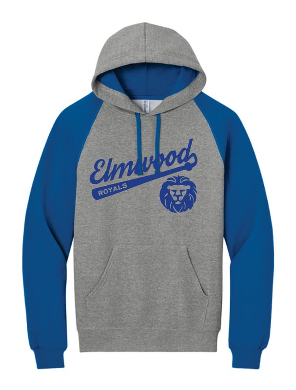 Elmwood Baseball- JERZEES Raglan Hood