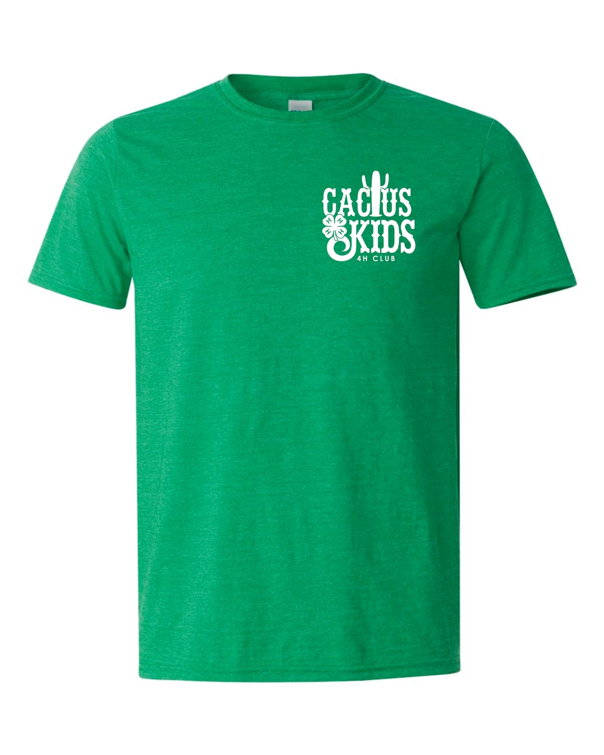 Cactus Kids- Soft Tee Irish Green Heather