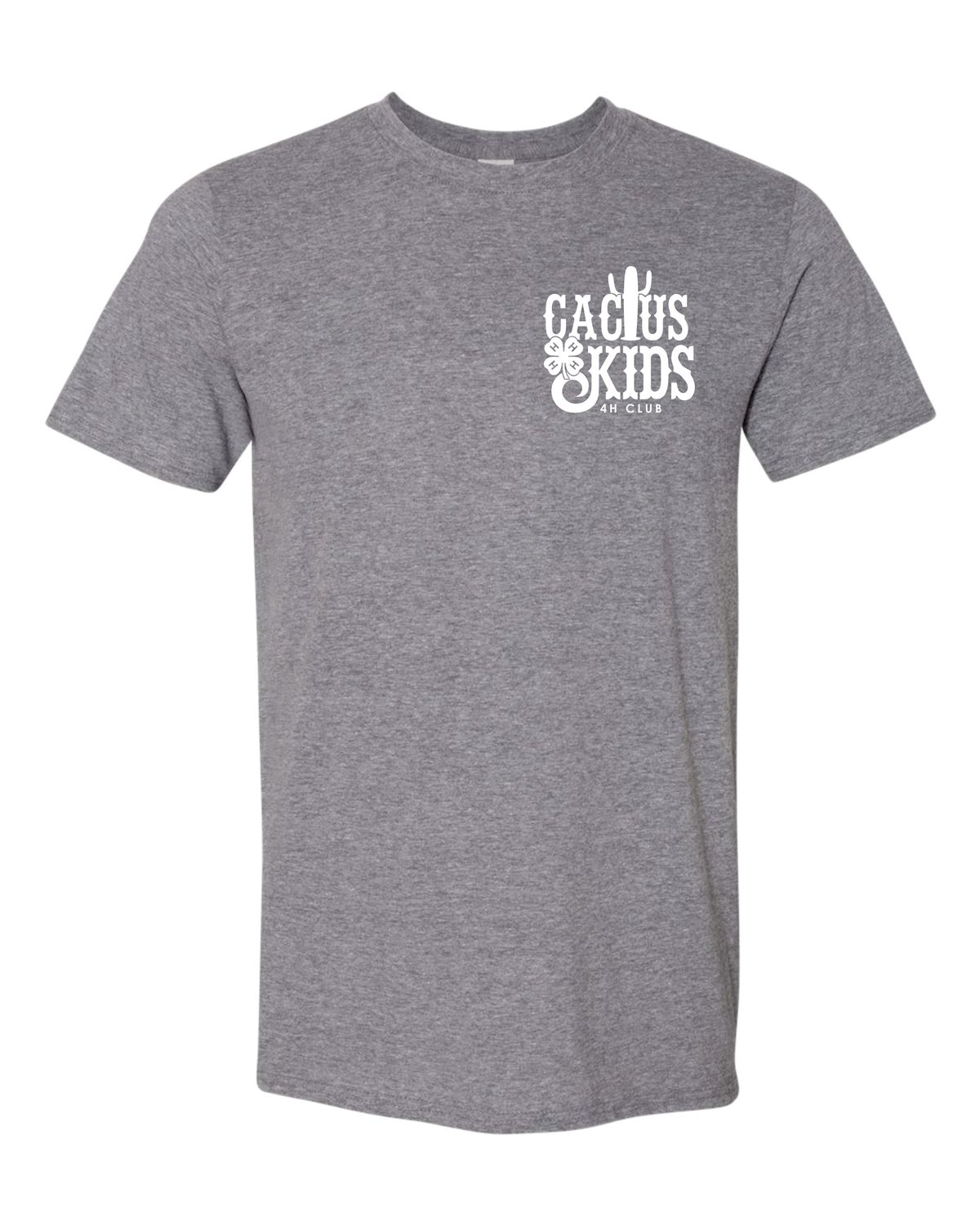 Cactus Kids- Soft Tee Graphite Heather