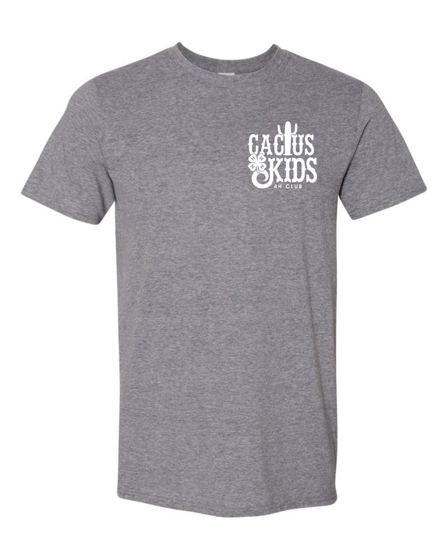 Cactus Kids- Soft Tee Graphite Heather