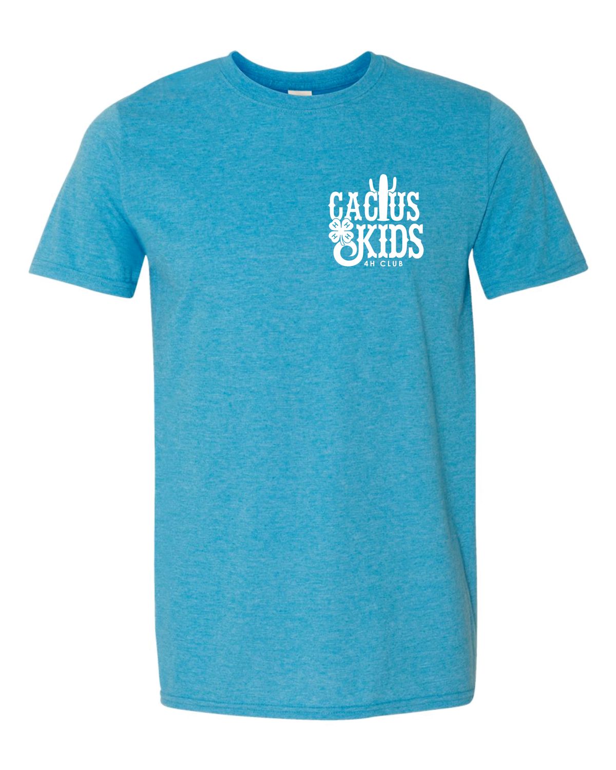 Cactus Kids- Soft Tee Heather Sapphire