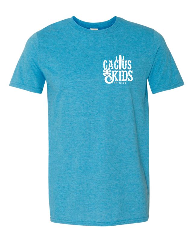 Cactus Kids- Soft Tee Heather Sapphire