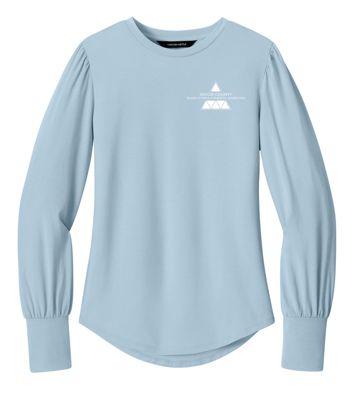 WCDD-Ladies Mercer+Mettle Long Sleeve Blouson Top