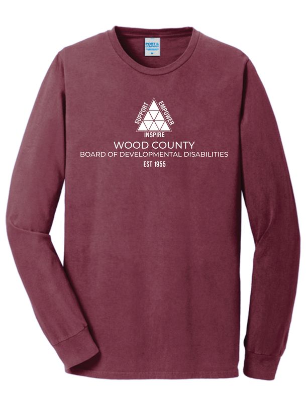 WCDD-Unisex Port &amp; Co Beach Wash Long Sleeve