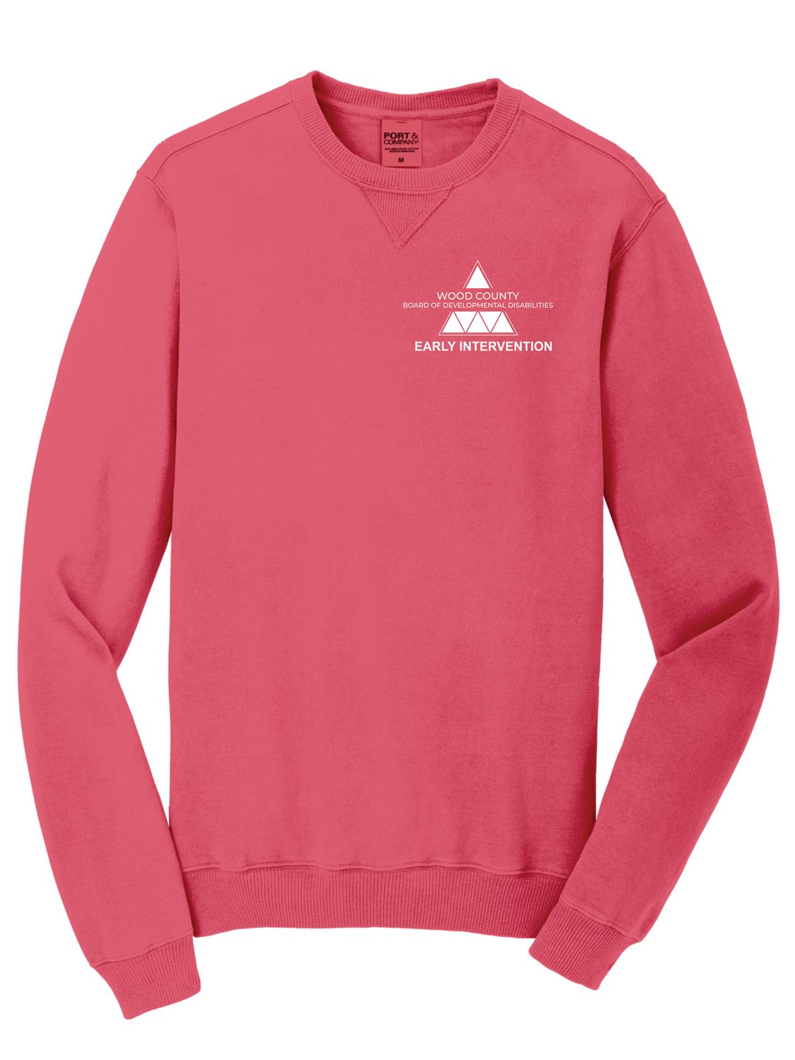 WCDD-EARLY INTERVENTION Unisex Port &amp; Co Beach Wash Crew