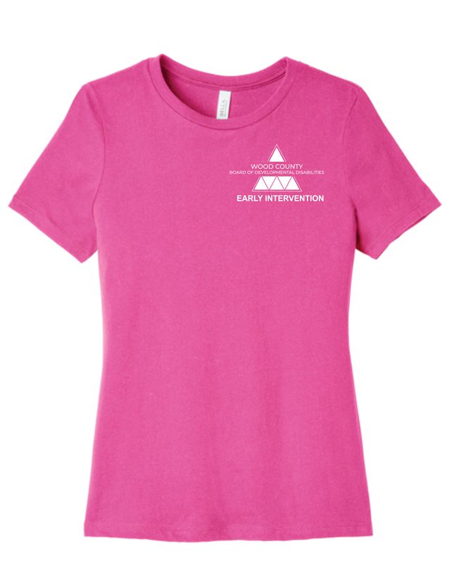 WCDD- EARLY INTERVENTION Bella Canvas Ladies Relaxed Jersey Tee