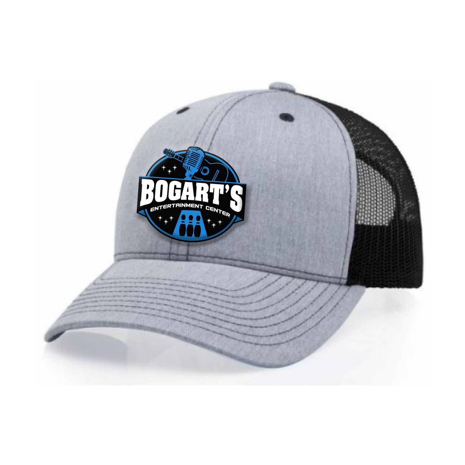 Grey Hat w/ Black Mesh