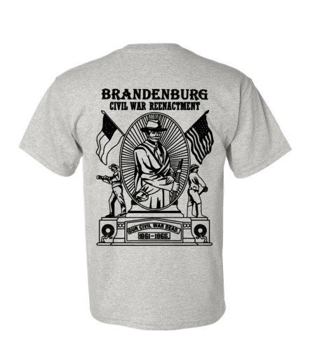Gray Monument T-shirt:  Sizes Available:  Small or Medium