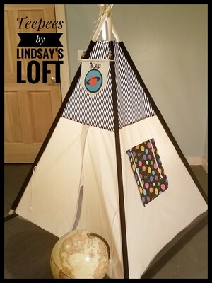 Solar System Teepee,  Space Themed Nursery,  Planets Play Tent,  Galaxy Kids Decor, Handmade Teepee