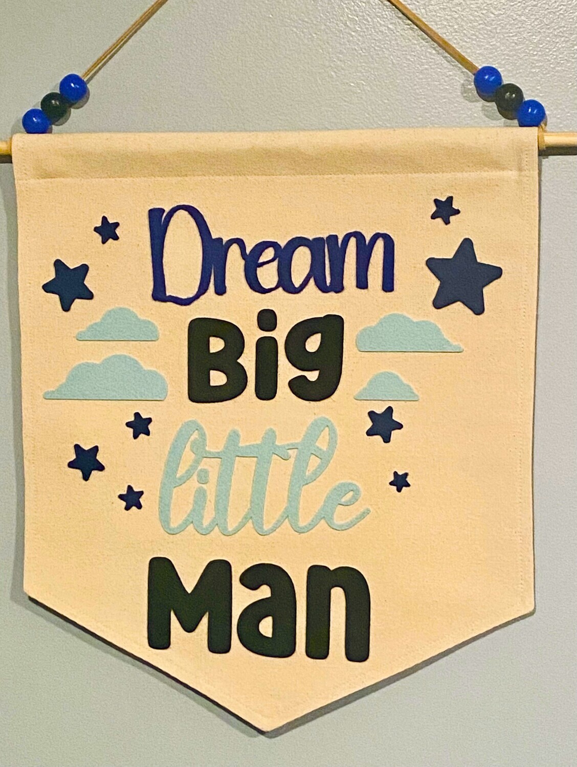 Dream Big Banner, Handmade Nursery and Kids Room Decor,
Nursery Wall Decor