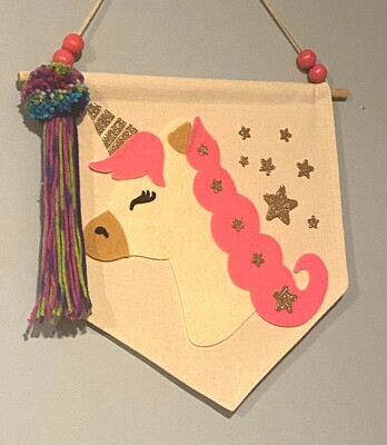 Magical Unicorn Banner,  Unicorn Decor for Kids Room &amp; Nursery