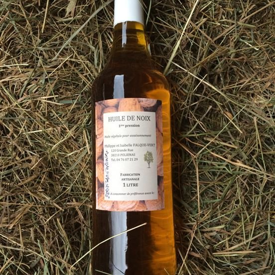 Bouteille d&#39;huile de noix - 1 litre
