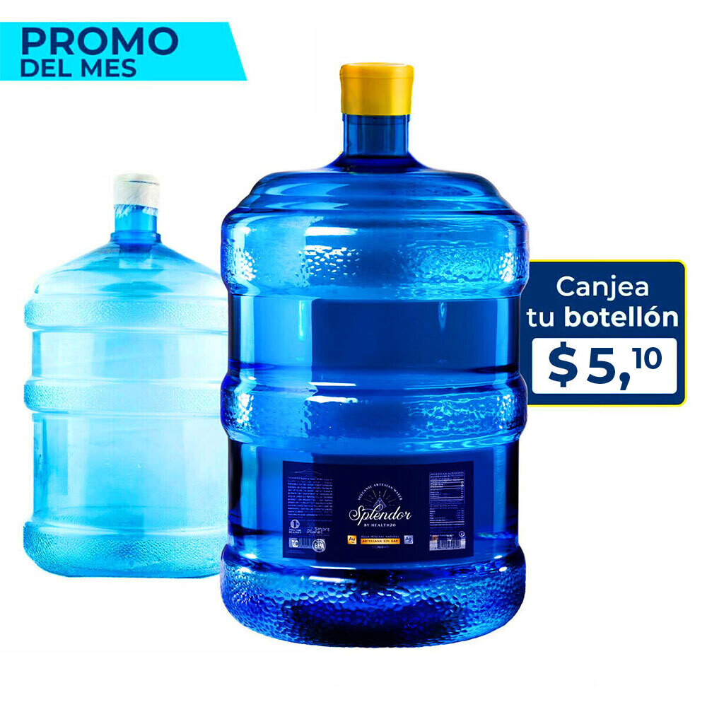 Canje - Botellón Agua Splendor de 20 Litros (Otras marcas)