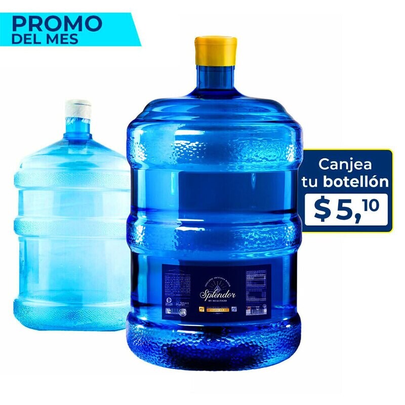 Canje - Botellón Agua Splendor de 20 Litros (Otras marcas)