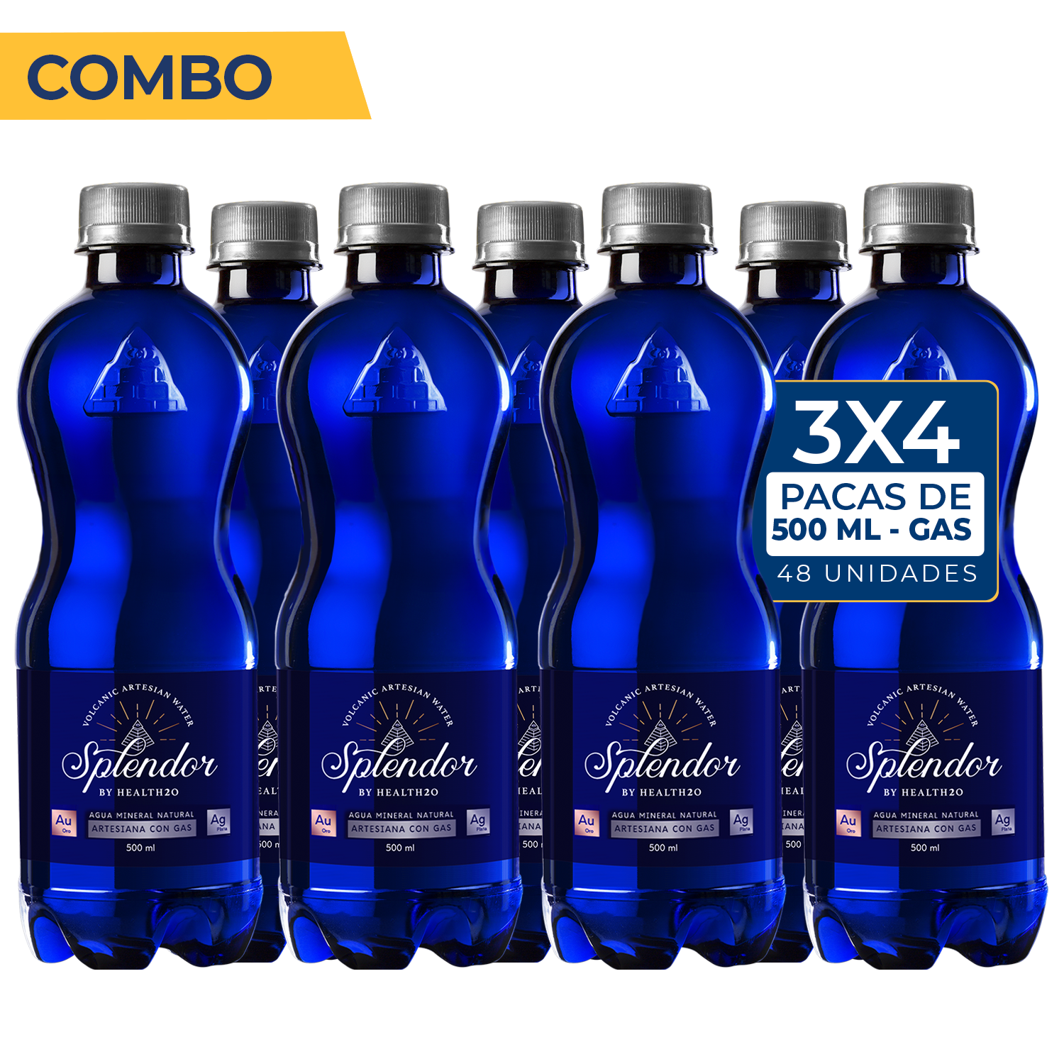 PROMO: 3x4 Pacas 500 ml. con gas