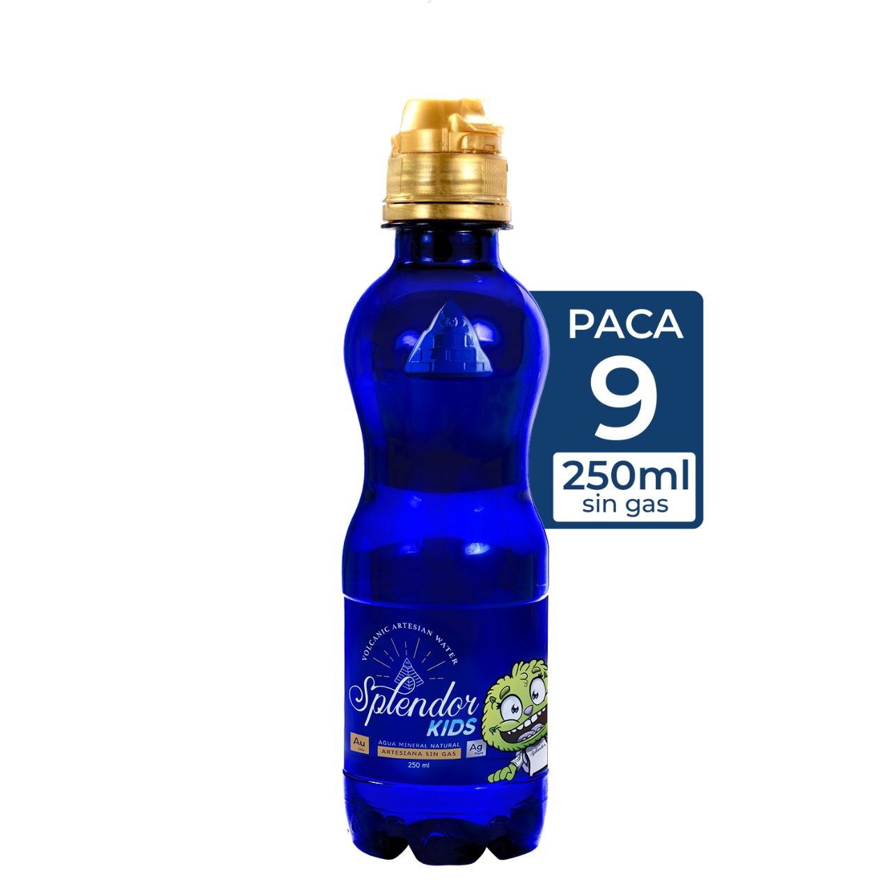 Pack x 9 Un. 250 ml. Splendor Kids sin Gas.