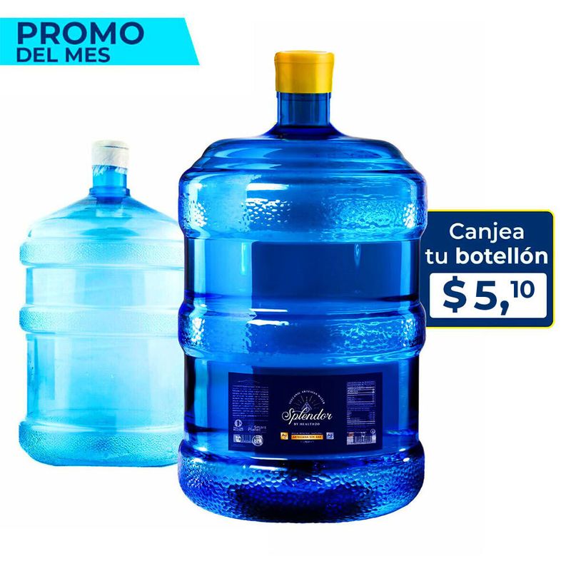 Canje - Botellón Agua Splendor de 20 Litros (Otras marcas)