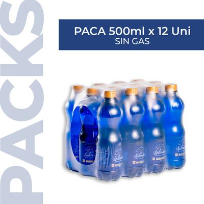 Pack x 12 Un. 500 ml. Splendor sin Gas.
