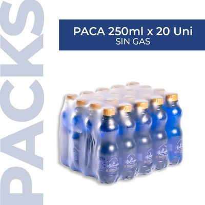 Pack x 20 Un. 250 ml. Splendor sin Gas.
