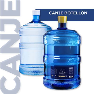 Canje - Botellón Agua Splendor de 20 Litros (Otras marcas)