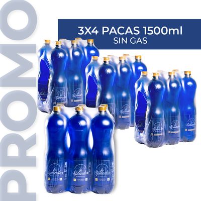 PROMO: 3x4 Pacas 1.5 litros sin gas