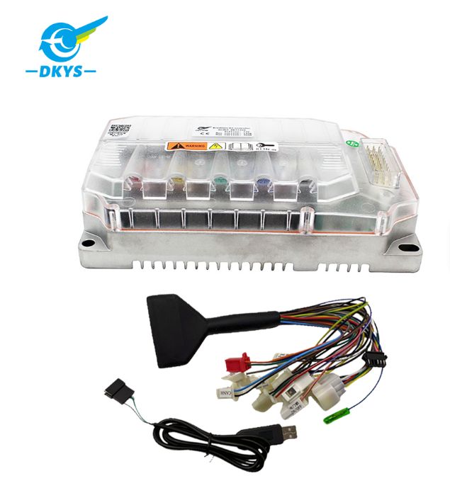 DKYS DK72350 120A/350A Intelligent Motor Controller for Electric Motorcycles – Programmable, Sine Wave, High Current (Transparent Version)