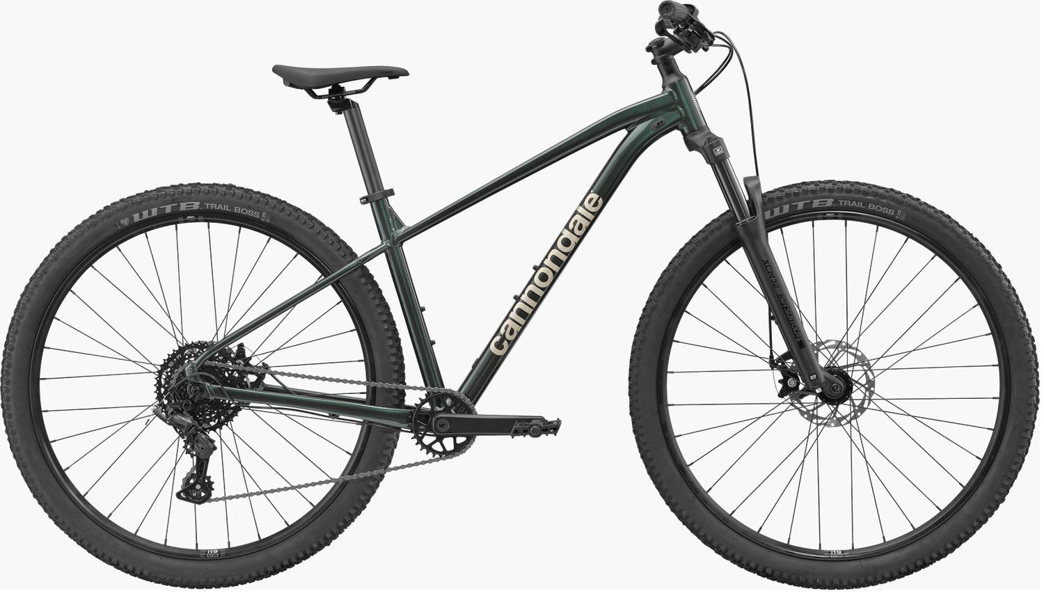 Cannondale Trail 3, Color: Gunmetal Green, Size: X-Small