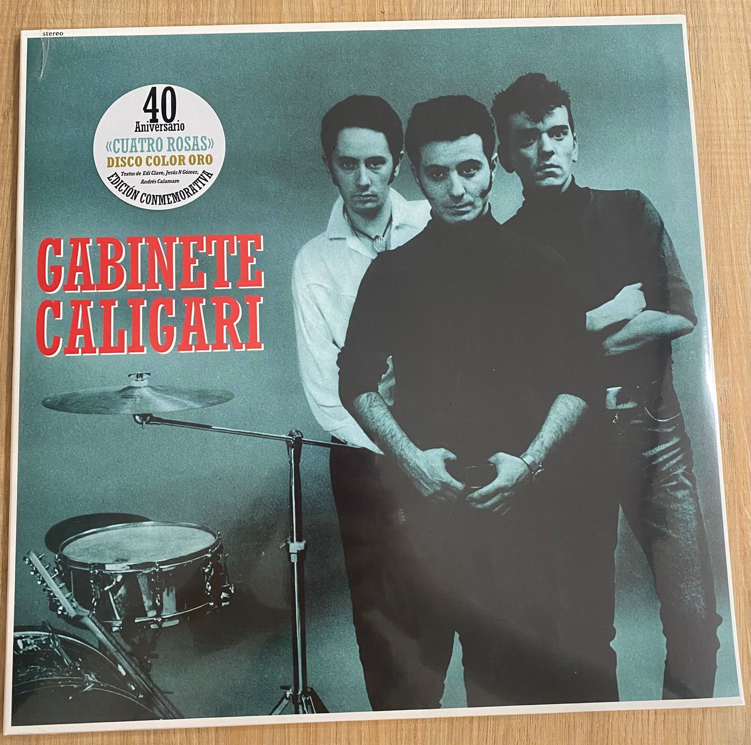 "Cuatro rosas" – Vinilo Oro (Edición 40 aniversario) de Gabinete Caligari