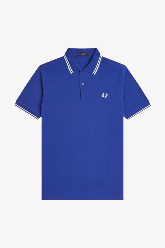 FRED PERRY- Polo Eclipse Soho / Blanco nieve