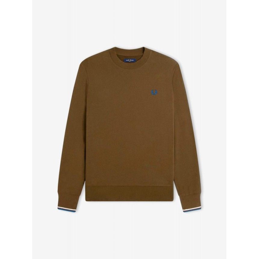 FRED PERRY- Sudadera Marrón / Azul FRED PERRY- Sudadera Marrón / Azul