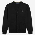 FRED PERRY- Cardigan Negra