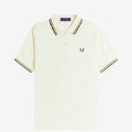 FRED PERRY- Polo crudo rayas azules y verdes FRED PERRY- Polo crudo rayas azules y verdes