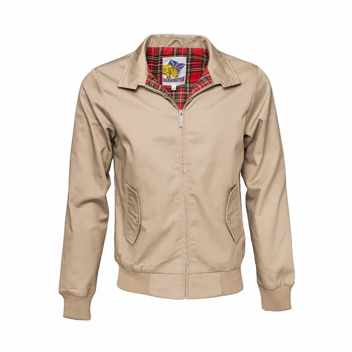 HARRINGTON- Chaqueta Harrington original color tostado
