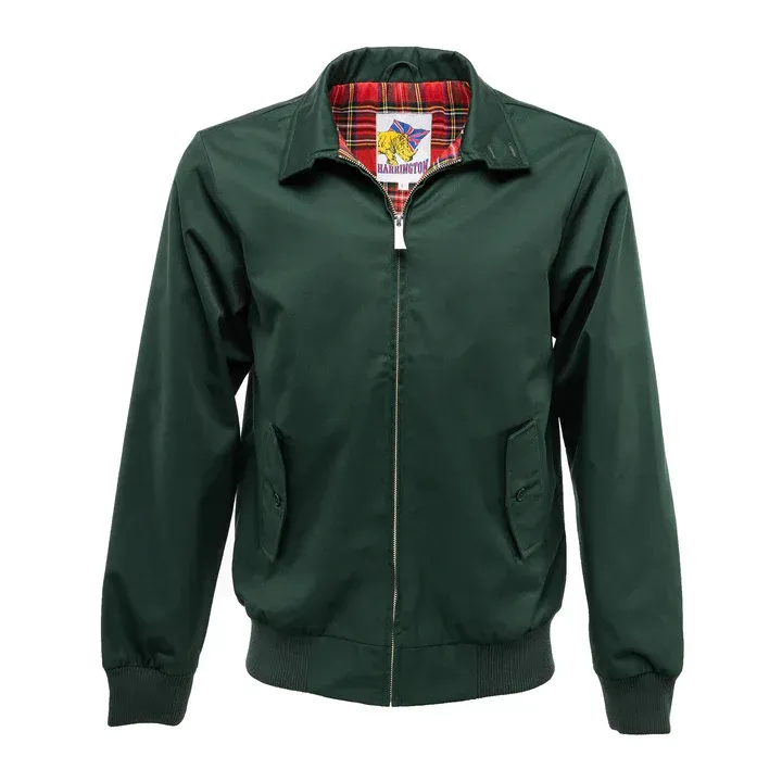 HARRINGTON- Chaqueta verde de carreras Harrington Original