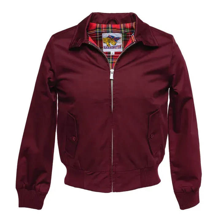 HARRINGTON- Chaqueta Harrington para mujer en color burdeos
