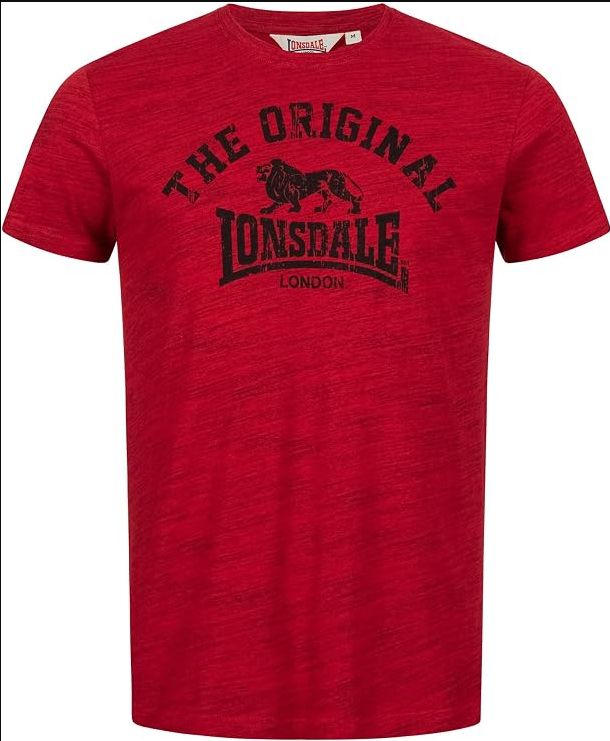 CAMISETA LONSDALE GARGRAVE ROJO CAMISETA LONSDALE GARGRAVE ROJO