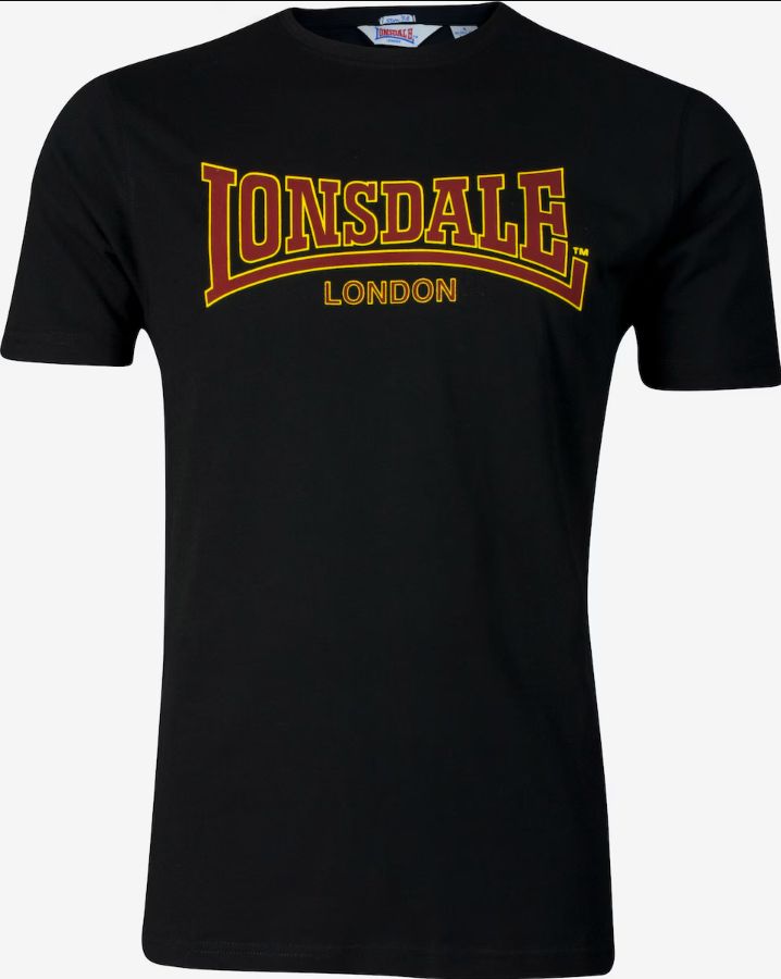 CAMISETA LONSDALE CLASSIC SLIM FIT NEGRO CAMISETA LONSDALE CLASSIC SLIM FIT NEGRO