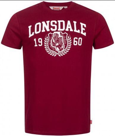 CAMISETA LONSDALE STAXIGOE REGULAR FIT BURDEOS
