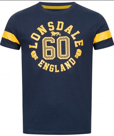 CAMISETA LONSDALE ASKERSWELL AZUL MARINO