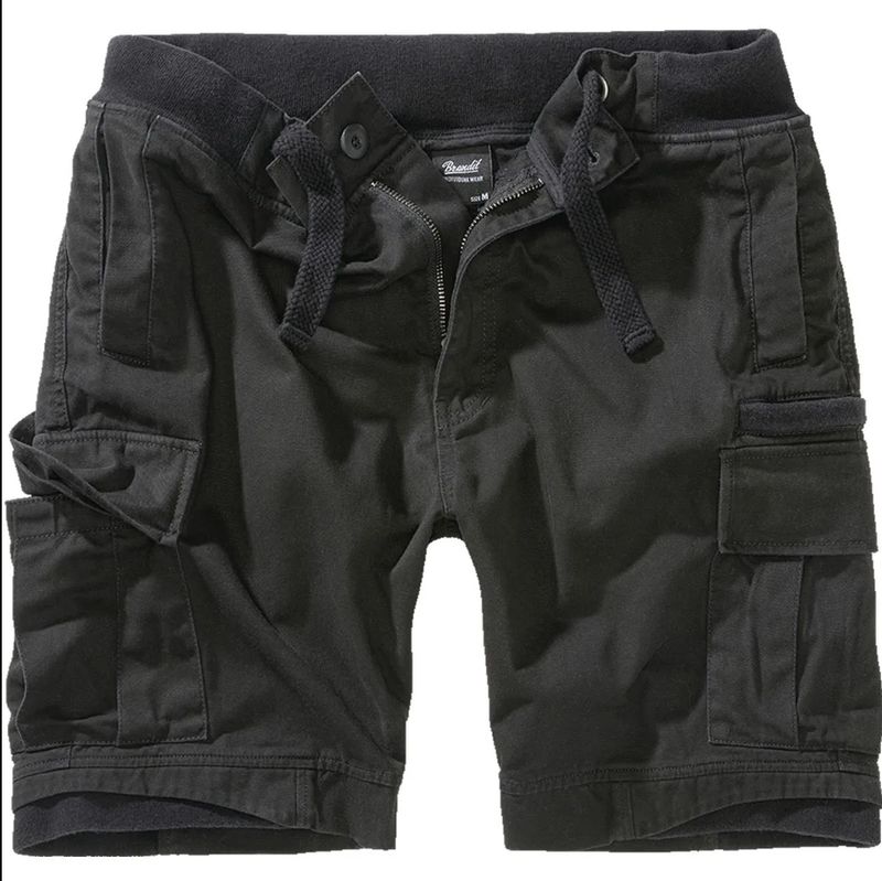 PANTALONES CORTOS BRANDIT PACKHAM VINTAGE NEGROS