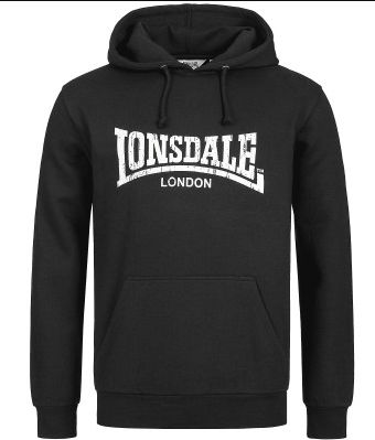 SUDADERA LONSDALE WOLTERTON NEGRA