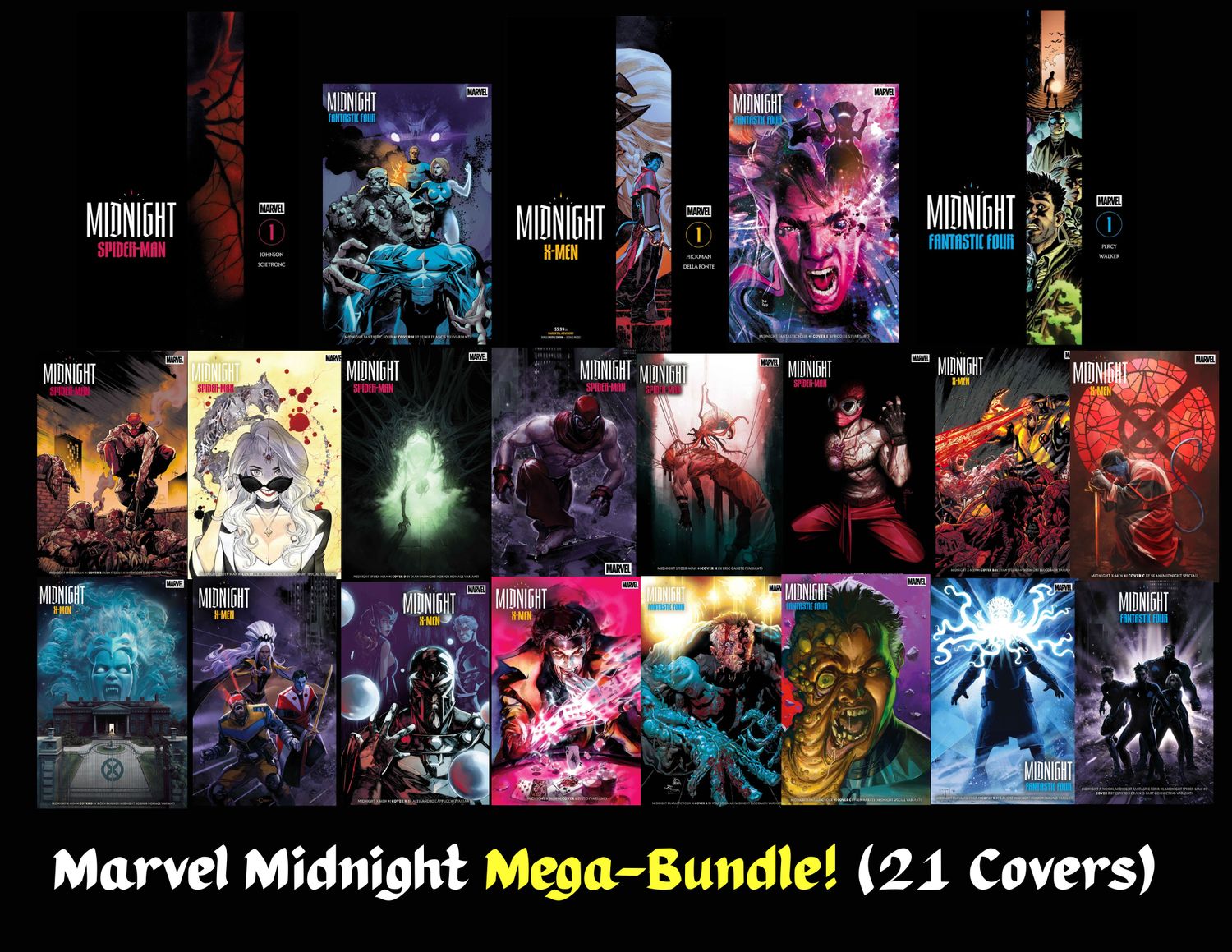MARVEL MIDNIGHT UNIVERSE BUNDLE All 21-Covers
