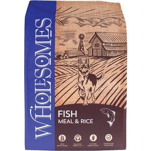 Wholesomes White Fish Meal &amp; Rice Formula 40lb bag
