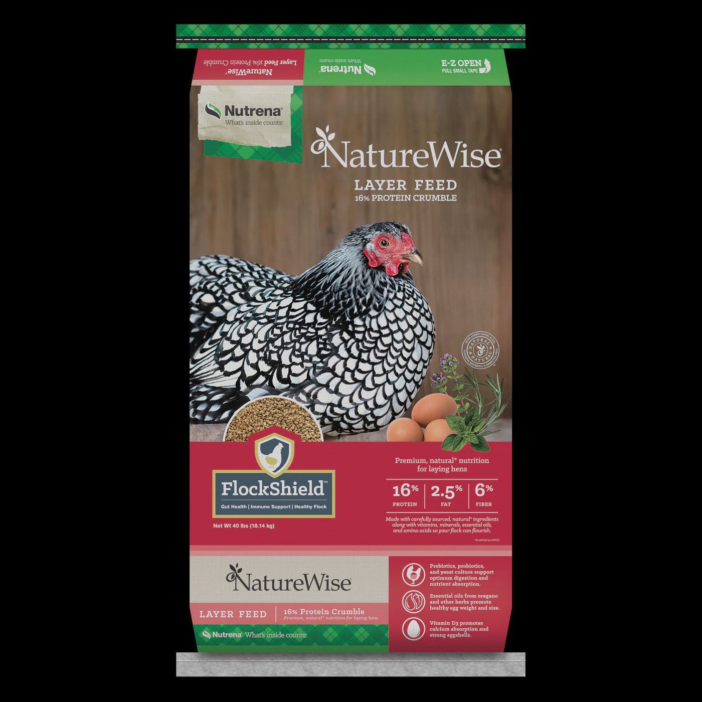 Nutrena Naturewise Chicken Layer Crumble 17% Protein, 50lb
