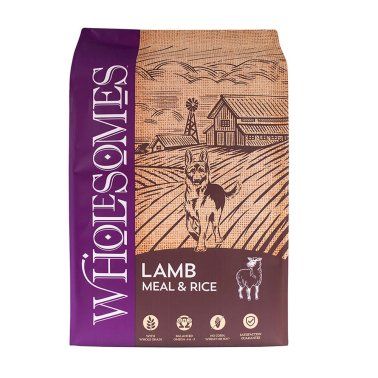 Wholesomes with Lamb Meal &amp; Rice Formula Dry Dog Food, 40-lb
