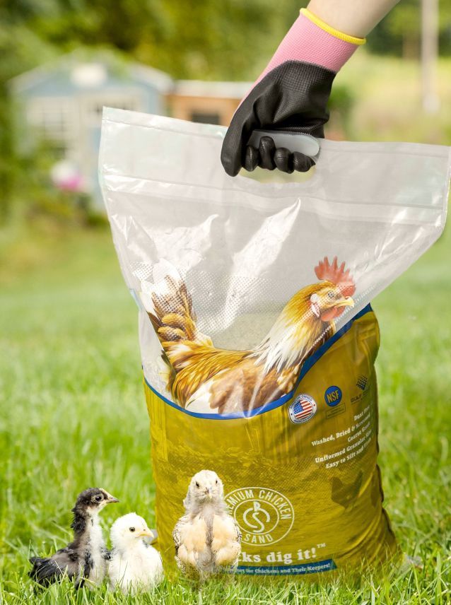 Premium Chicken Sand 50lb Dust Free Chicken Coop Bedding