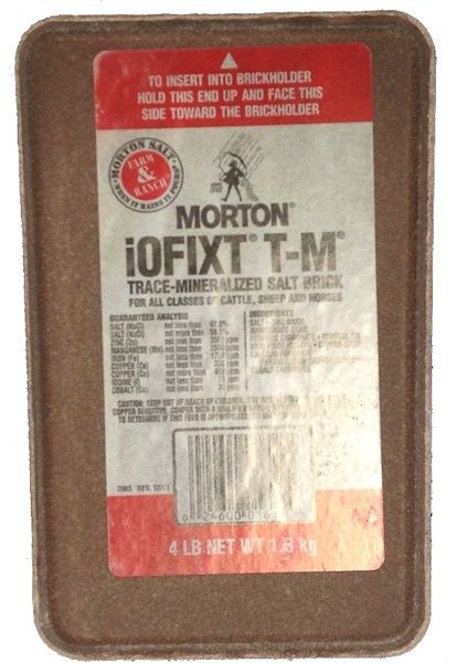 Trace Mineral Salt Block, 4-lb